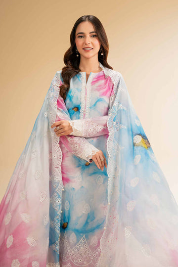 Nishat Linen 3 Piece - Digital Printed Embroidered Suit - 42501339 Online Shopping